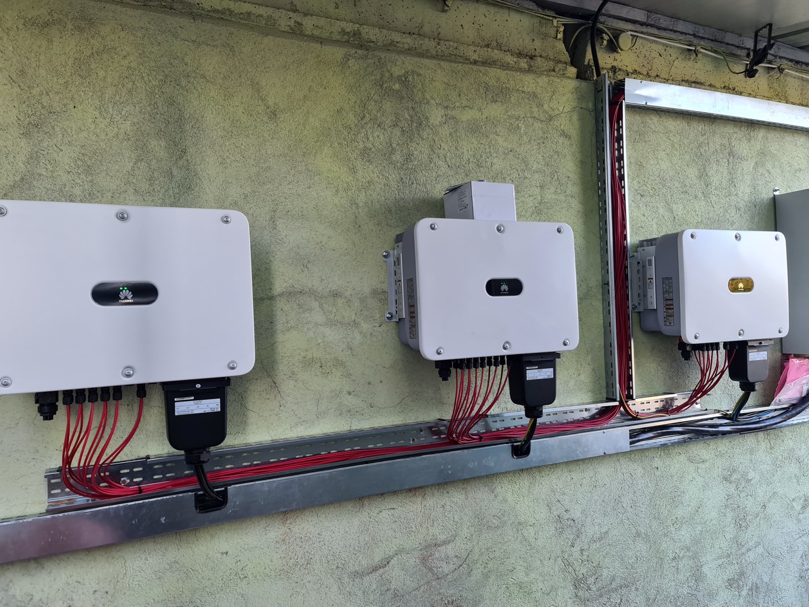 Industrial installation — 100 kWp · three-phase